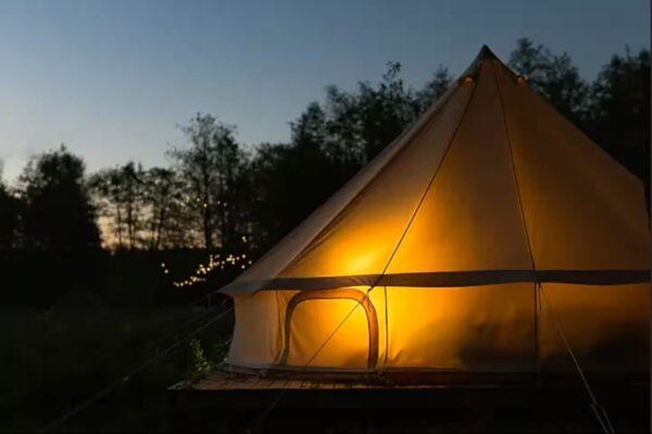 Belltent- buitenkant